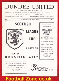 Dundee United v Brechin City 1960
