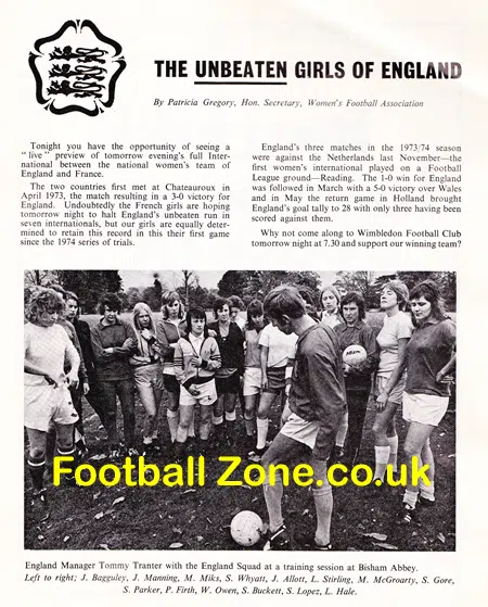 National Five A Side Football Championship Wembley 1974
