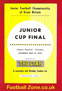 Air Corp v Boys 1956 – Junior Championship Cup Final Wembley