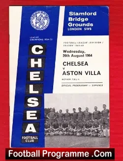 Chelsea v Aston Villa 1964
