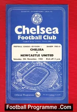 Chelsea v Newcastle United 1960
