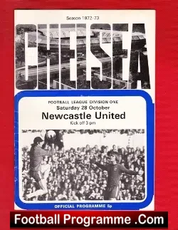 Chelsea v Newcastle United 1972