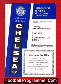 Chelsea v Northampton Town 1965