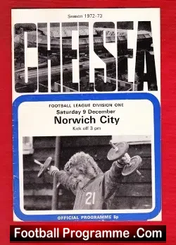 Chelsea v Norwich City 1972