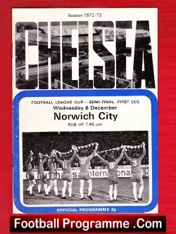 Chelsea v Norwich City 1972 – League Cup Semi Final