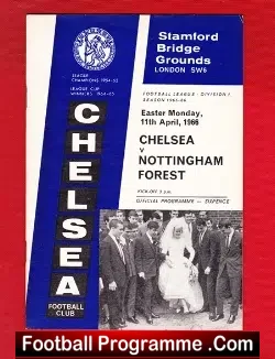 Chelsea v Nottingham Forest 1966
