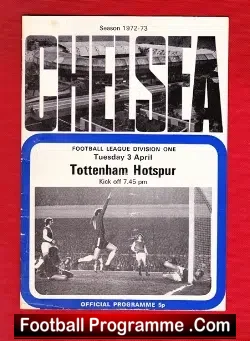 Chelsea v Tottenham 1973