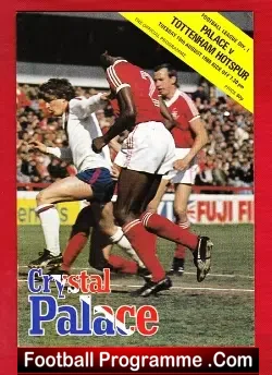 Crystal Palace v Tottenham 1980