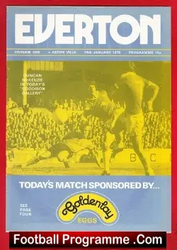 Everton v Aston Villa 1978
