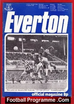 Everton v Newcastle United 1972