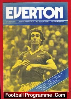 Everton v Newcastle United 1977