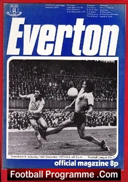 Everton v Tottenham 1972