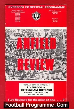 Liverpool v Tottenham 1969