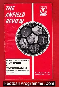 Liverpool v Tottenham 1971