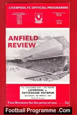 Liverpool v Tottenham 1971 – FA Cup