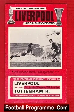 Liverpool v Tottenham 1973
