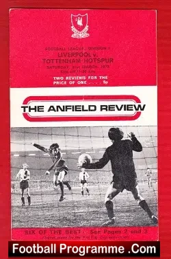 Liverpool v Tottenham 1973