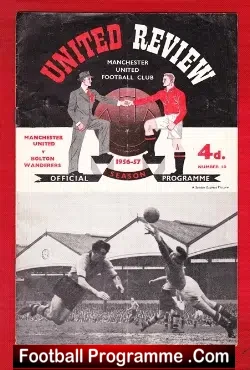 Manchester United v Bolton Wanderers 1956 – First Floodlights