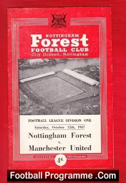Nottingham Forest v Manchester United 1957 – Munich Season