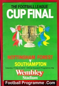 Nottingham Forest v Southampton 1979 – League Cup Final