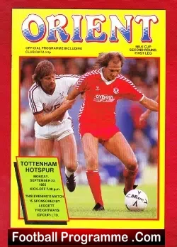 Orient v Tottenham 1985