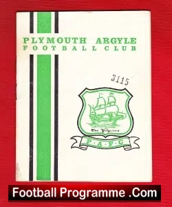 Plymouth Argyle v Huddersfield Town 1967