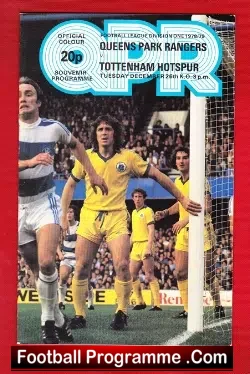 Queens Park Rangers v Tottenham 1978