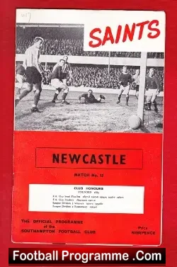 Southampton v Newcastle United 1966