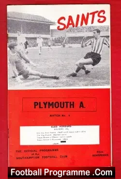 Southampton v Plymouth Argyle 1966