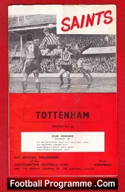 Southampton v Tottenham 1967