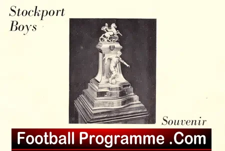 Stockport Schoolboys Souvenir 1948 – Schools