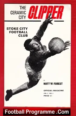 Stoke City v Nottingham Forest 1969