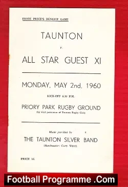 Taunton v All Star Guest XI 1960