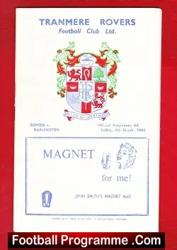Tranmere Rovers v Darlington 1966