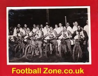 England Team Old Speedway Photograph 1940’s – 1950s