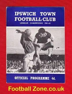 Ipswich Town v Blackburn Rovers 1963