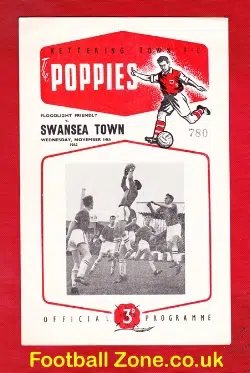 Kettering Town v Swansea Town 1962