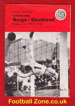 Norway v Scotland 1963 - Skottland
