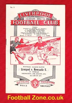 Liverpool v Newcastle United 1953