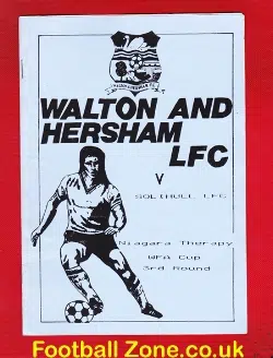 Walton Hersham v Solihull 1987 – Womens Football Match