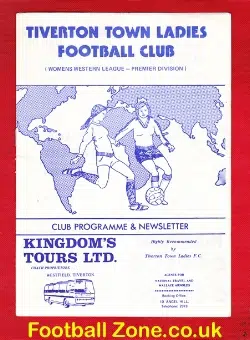 Tiverton Town Ladies v Chippenham 1980 - Womens Football