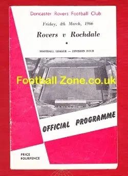 Doncaster Rovers v Rochdale 1966