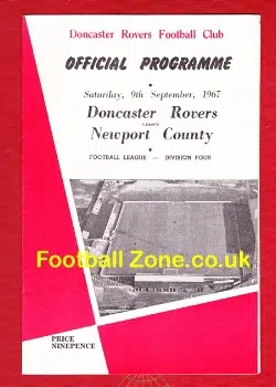 Doncaster Rovers v Newport County 1967