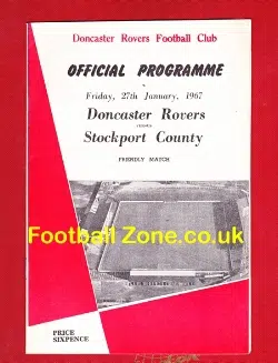 Doncaster Rovers v Stockport County 1967 - Friendly Game
