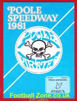 Poole Speedway v Eastbourne 1981