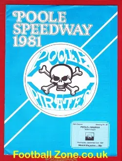 Poole Speedway v Halifax 1981