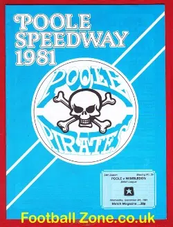 Poole Speedway v Wimbledon 1981