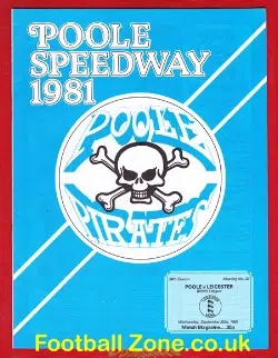 Poole Speedway v Leicester 1981