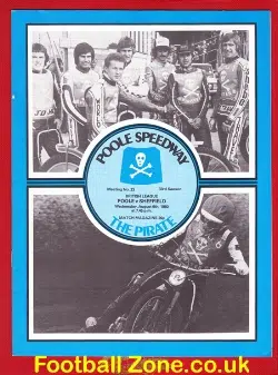 Poole Speedway v Sheffield 1980