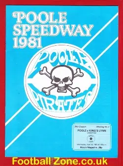 Poole Speedway v Kings Lynn 1981